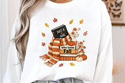 Just a Girl Who Loves Fall, Bookish, an Illustration by DreamArtGraphic (Thumbnail 2 of 5)