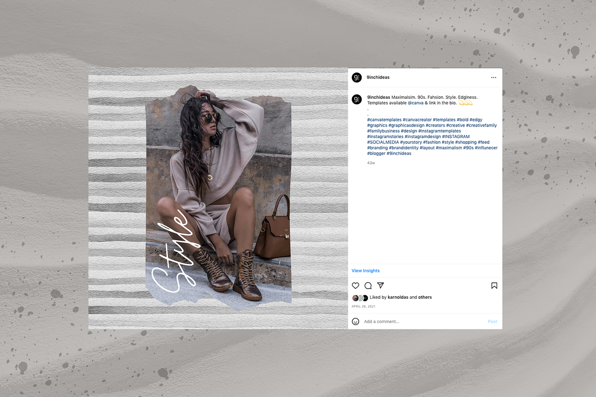 CANVA | Taluka Social Media Pack, a Social Media Template by 9inchideas (Photo 8 of 8)