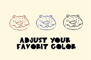 Hand Drawn Cats Cafe Edition, a Food Illustration by HunEyy (Thumbnail 6 of 8)