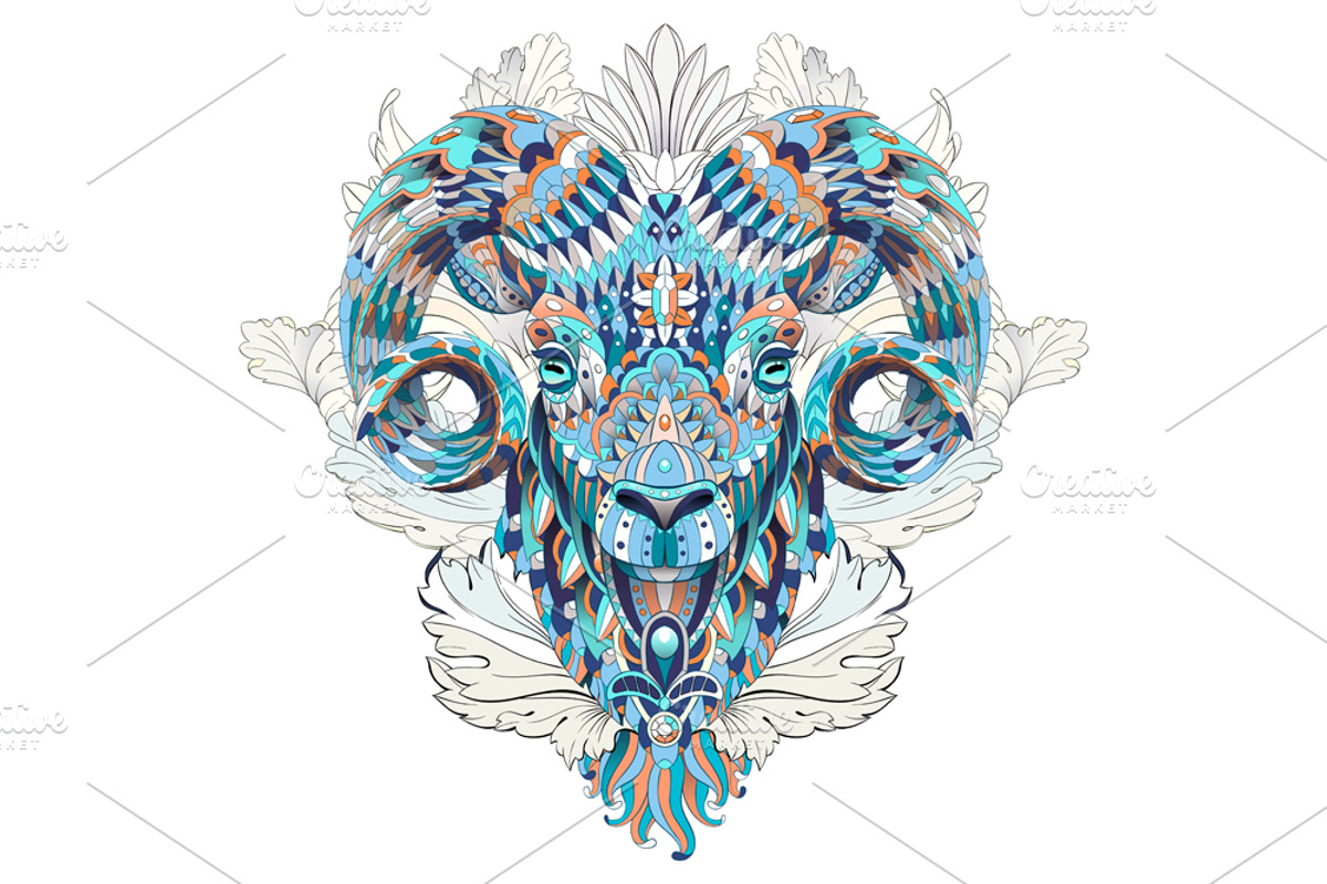 Ethnic Collection:  Goat, an Animal Illustration by ArtoJoy (Photo 2 of 6)