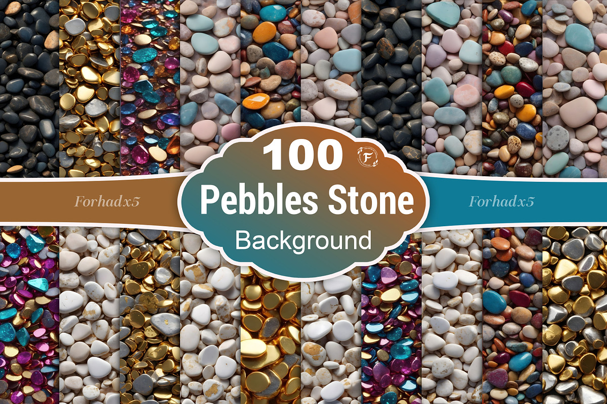 Pebbles Background, a Texture Graphic by Forhadx5 (Photo 1 of 15)