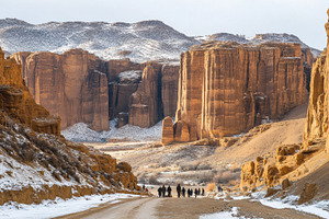 Canyon hike in winter, a Photo by Beautiful things