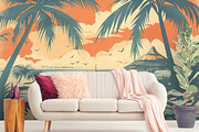Retro Tiki Paradise, a Background Graphic by Curve Design (Thumbnail 6 of 7)
