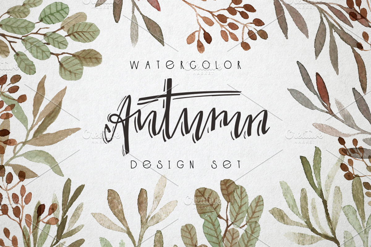 Watercolor hand drawn !BUNDLE!, an Animal Illustration by mikka_kika (Photo 7 of 20)