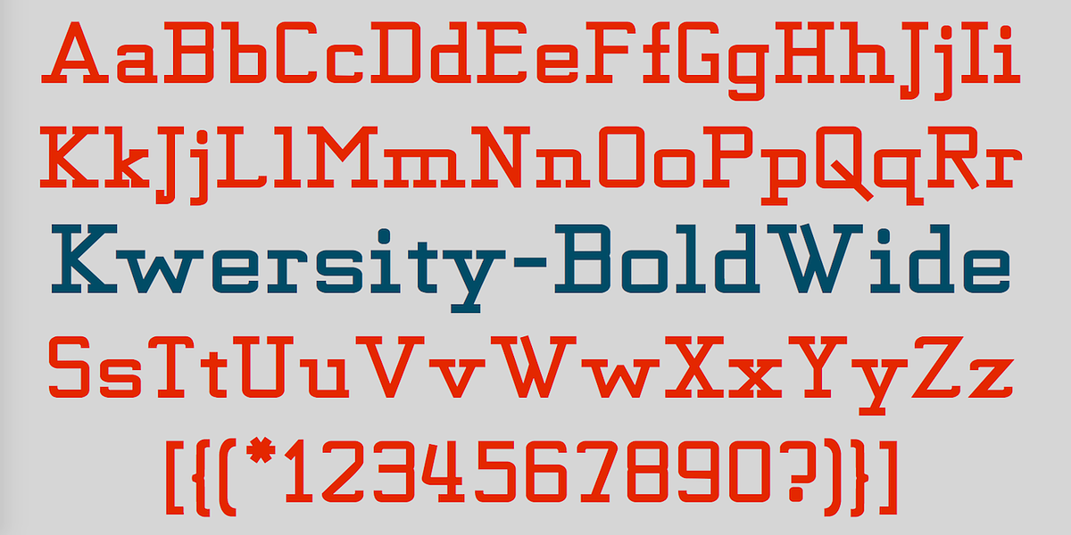 Kwersity, a Slab Serif Font by Ingrimayne Type (Photo 7 of 8)