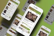 Janna Charity Mobile UI Kit, an UI Kit Template by No.13 (Thumbnail 4 of 5)