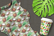 Watercolor Summer Patterns Fruits, a Pattern Graphic by Graphobia (Thumbnail 7 of 7)