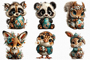 Whimsical Easter Animal Clipart, an Illustration by Craft Nest (Thumbnail 6 of 11)