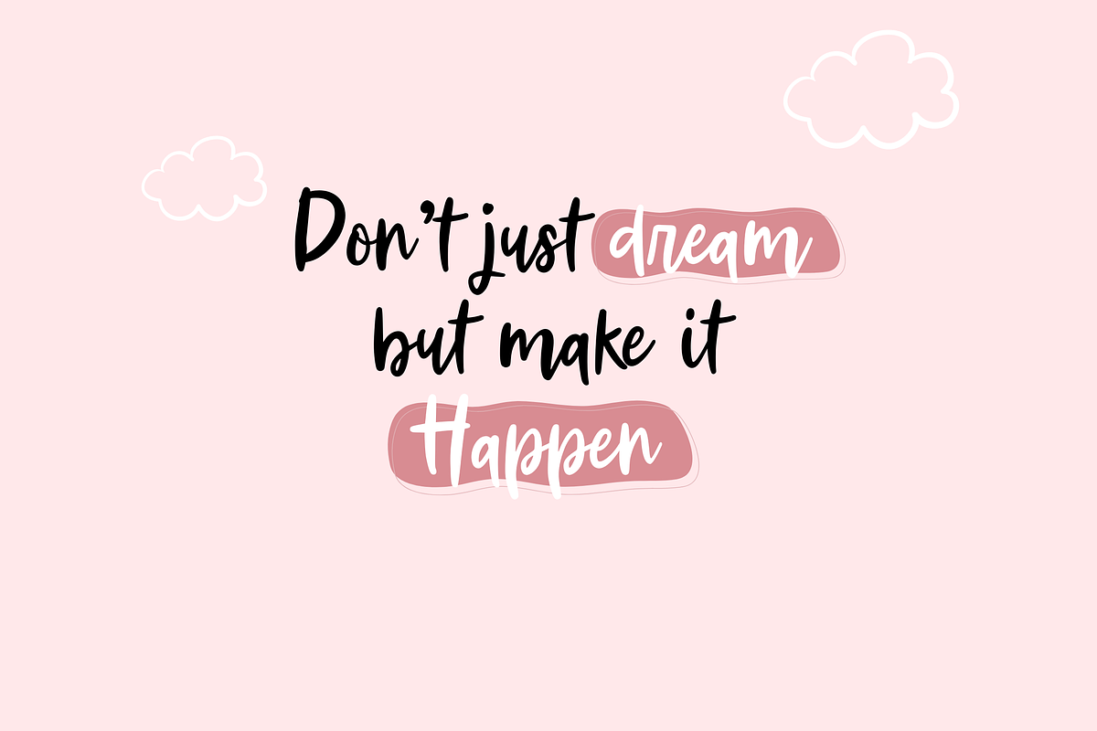 Sleepy Girl Font, a Handwritten Font by etigletters (Photo 3 of 7)