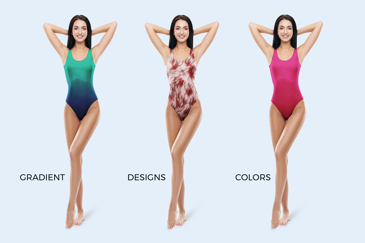 Women's Swimsuit Mockup, a Product Mockup by PSD Market (Photo 7 of 7)