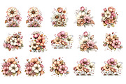 Whimsical Flowers Spring Clipart, an Illustration by GatewayDesign (Thumbnail 2 of 3)