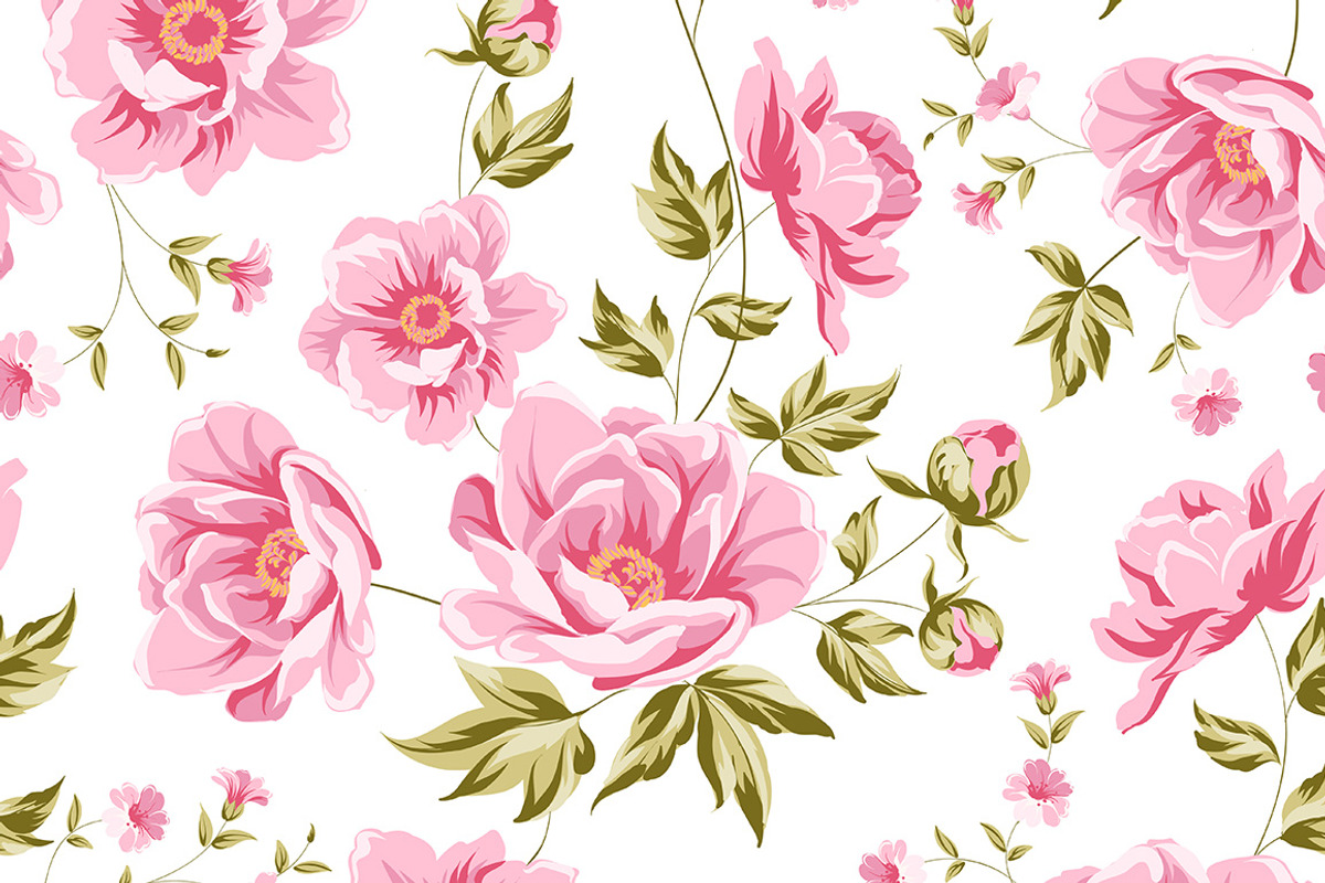50% OFF! Seamless peony pattern., a Pattern Graphic by Kotkoa (Photo 5 of 5)