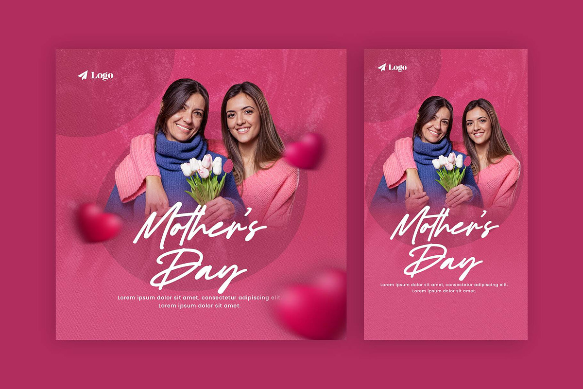 Happy Mother's Day Instagram Combo, a Social Media Template by Saman Osama