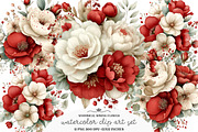Whimsical Spring Flower Clipart Bund, an Illustration by GatewayDesign (Thumbnail 1 of 3)