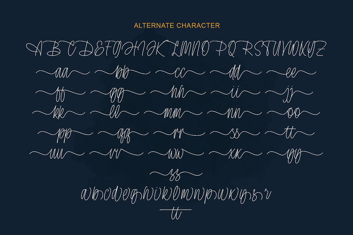 Patternly | Monoline Script, a Script Font by Lemonthe (Photo 5 of 9)