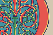 Bohemian medieval initials, a Blackletter Font by kaer_shop (Thumbnail 12 of 12)
