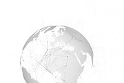 Abstract futuristic network shapes, a Healthcare Illustration by VectorShop (Thumbnail 3 of 8)
