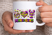 Peace Love Crawfish Mardi Gras PNG, an Illustration by Canvas Craft (Thumbnail 3 of 6)