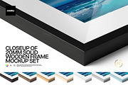 Closeup 20mm Wooden Frame Mockup, a Household Mockup by creatsy5 (Thumbnail 1 of 16)