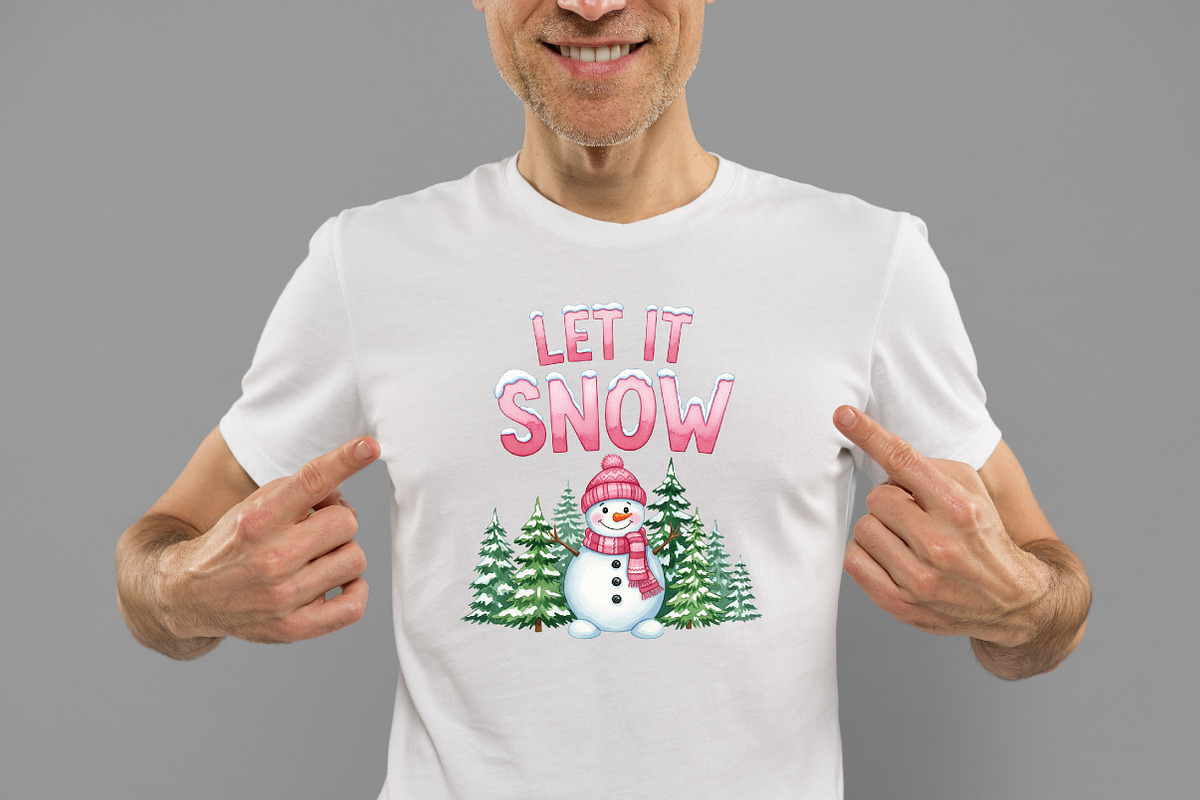 Christmas Let it Snow png, an Illustration by Designworld (Photo 3 of 5)