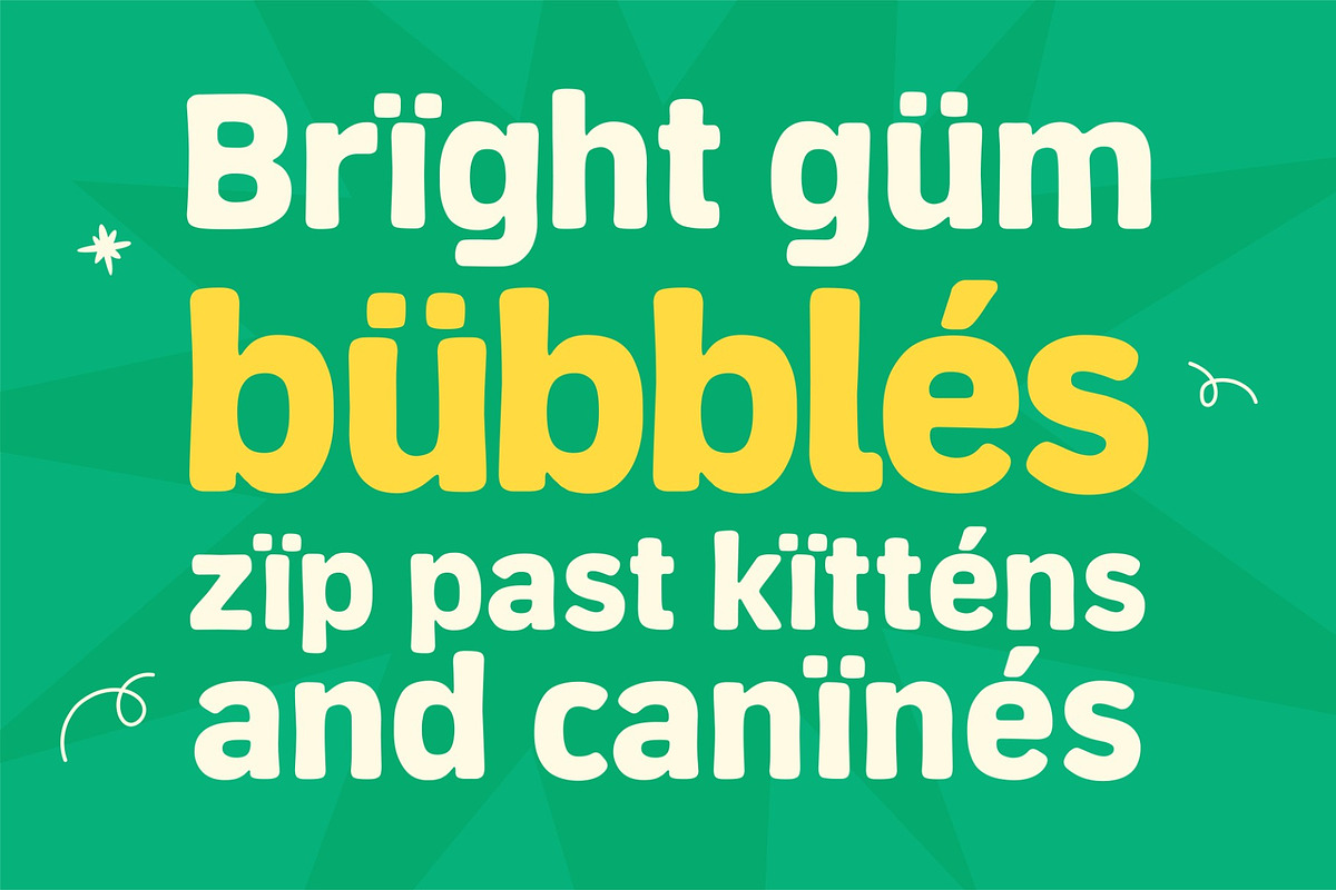 Gumbloo, a Sans Serif Font by graphicook (Photo 9 of 10)
