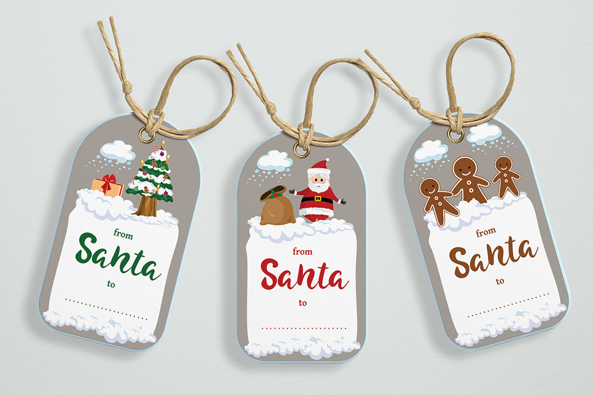 Christmas cards, stickers, labels, a Card Template by land art (Photo 2 of 13)