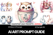Valentines DALLE 3 Prompt Animal, an Animal Illustration by Sellers Resource Hub (Thumbnail 1 of 3)