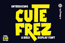Cutefrez - A Display Cute Font