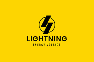 Lightning logo illustration, a Branding & Logo Template by Dyn Studio