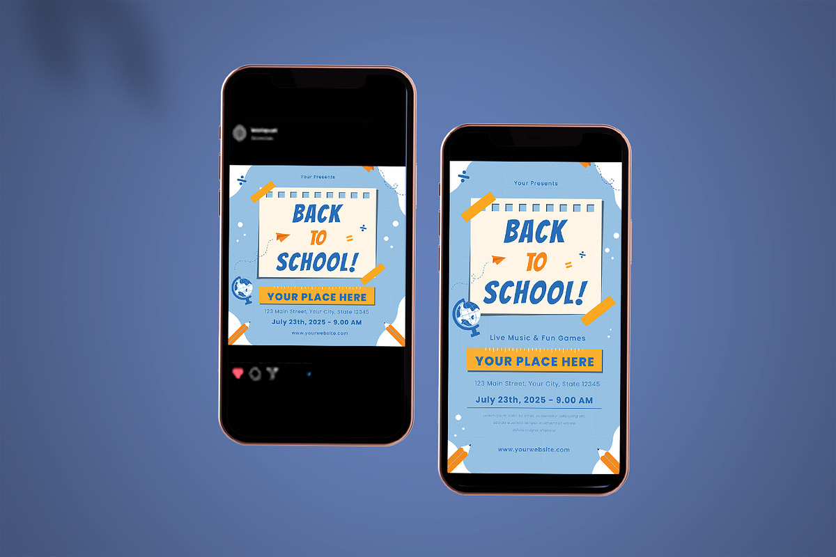 Back to School Flyer Set, a Flyer Template by Pitchlook.Studio (Photo 2 of 3)