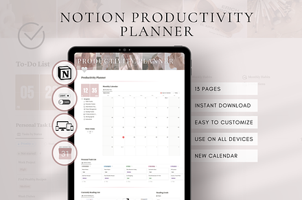 Productivity Template for Notion