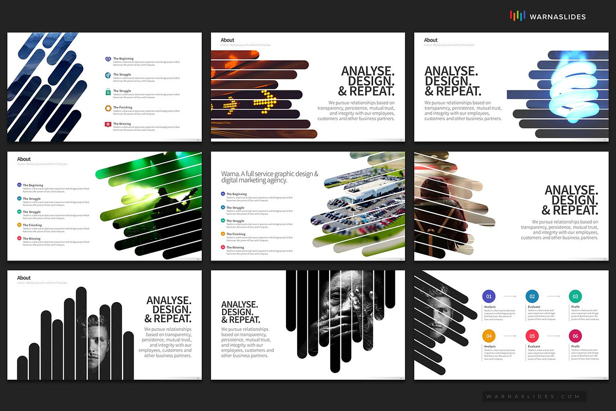 Company Profile PowerPoint Templates, a Presentation Template by Warna Works (Photo 14 of 36)