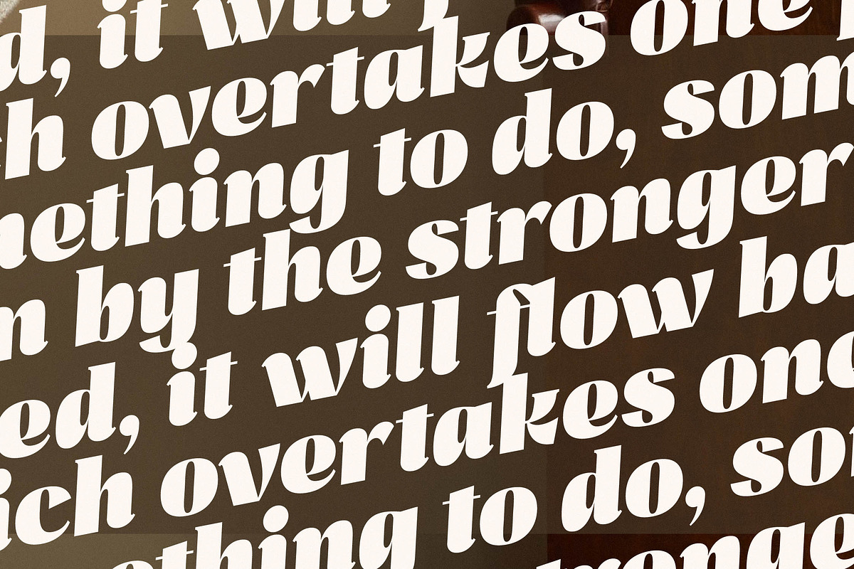 Misflen Radio Modern Bold Serif, a Serif Font by Letterena Studios (Photo 10 of 15)