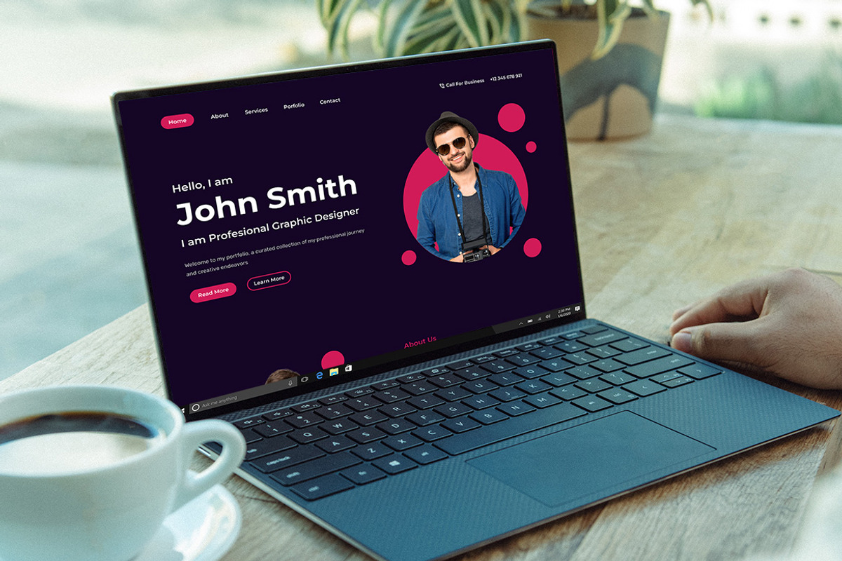 Personal Portfolio Landing Page, an UI Kit Template by ENATIVE (Photo 4 of 4)