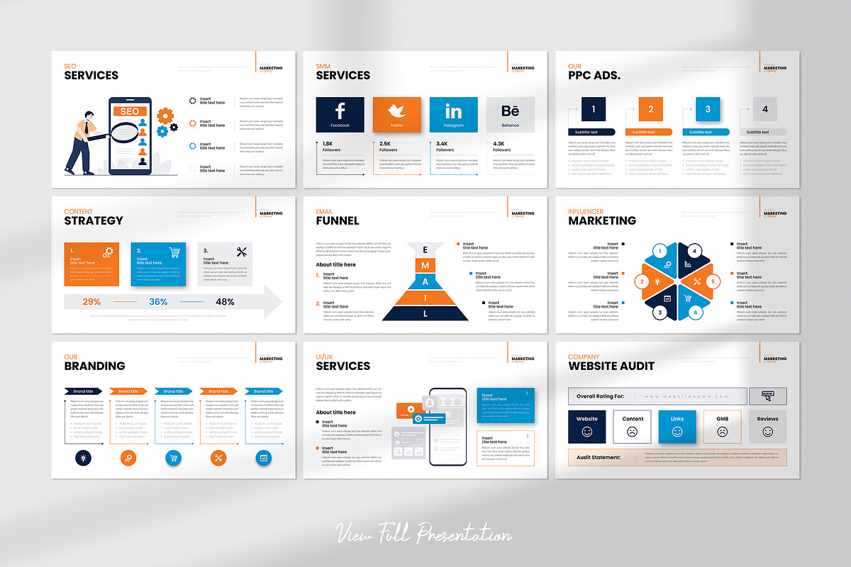 Marketing Agency PowerPoint Template, a Presentation Template by StyleArt (Photo 5 of 9)