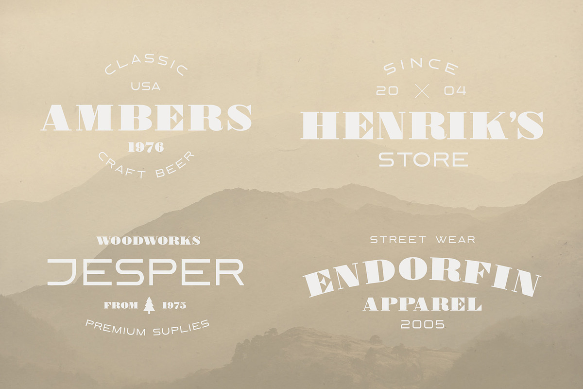 Moorland Keller - Headline Font Duo preview 5