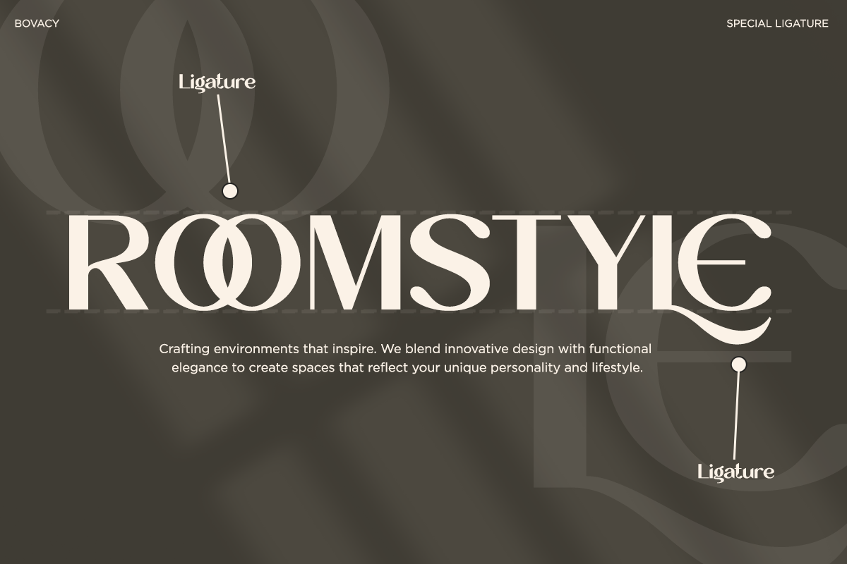 Bovacy - Modern Elegant Serif, a Serif Font by Say Studio (Photo 14 of 15)