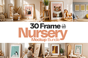 30 Nursery Frame Mockup Bundle PSD, a Mockup by MockupShopi (Thumbnail 1 of 8)