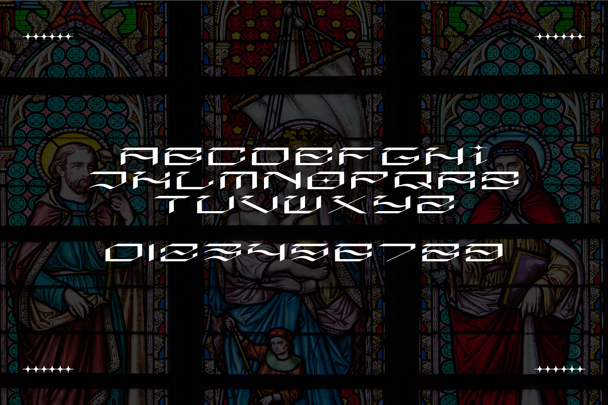 ACID GRAPHICS FONT PARANOIA TYPEFACE, a Blackletter Font by ASDF Graphics (Photo 2 of 3)