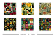 Gardening Retro Art Style Patterns, a Pattern Graphic by karenfoleyphoto (Thumbnail 8 of 14)