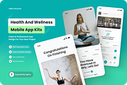 Health And Wellness Mobile Apps, an App Template by SquidPixey (Thumbnail 1 of 5)
