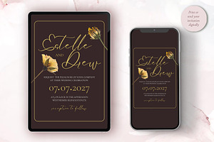 Canva *Elegant Wedding Invitation*