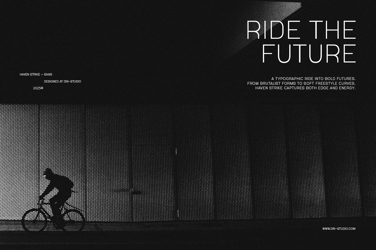 Haven Strike, a Sans Serif Font by din-studio.com (Photo 5 of 21)