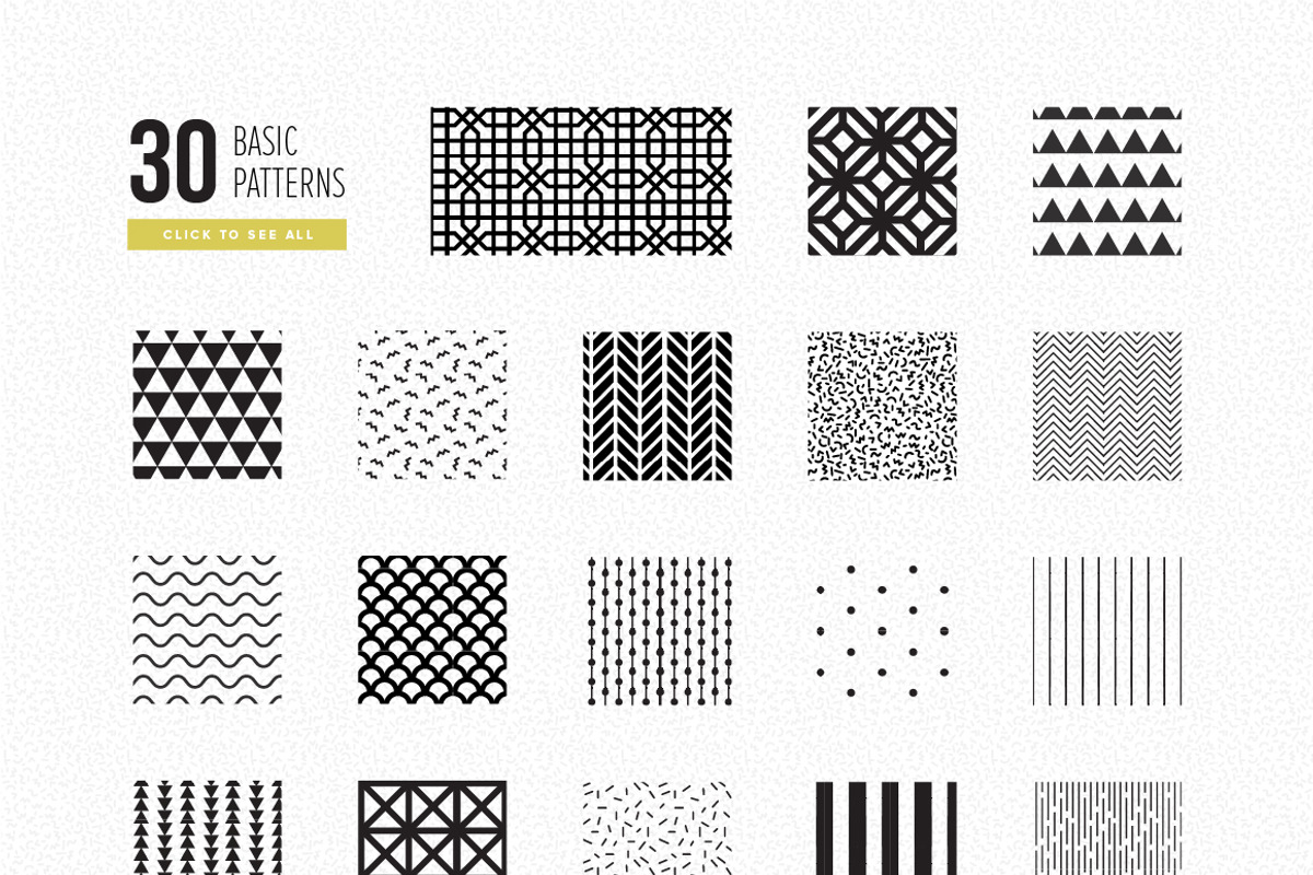 Modern Geometric Pattern Set, a Pattern Graphic by Anugraha Design (Photo 8 of 8)