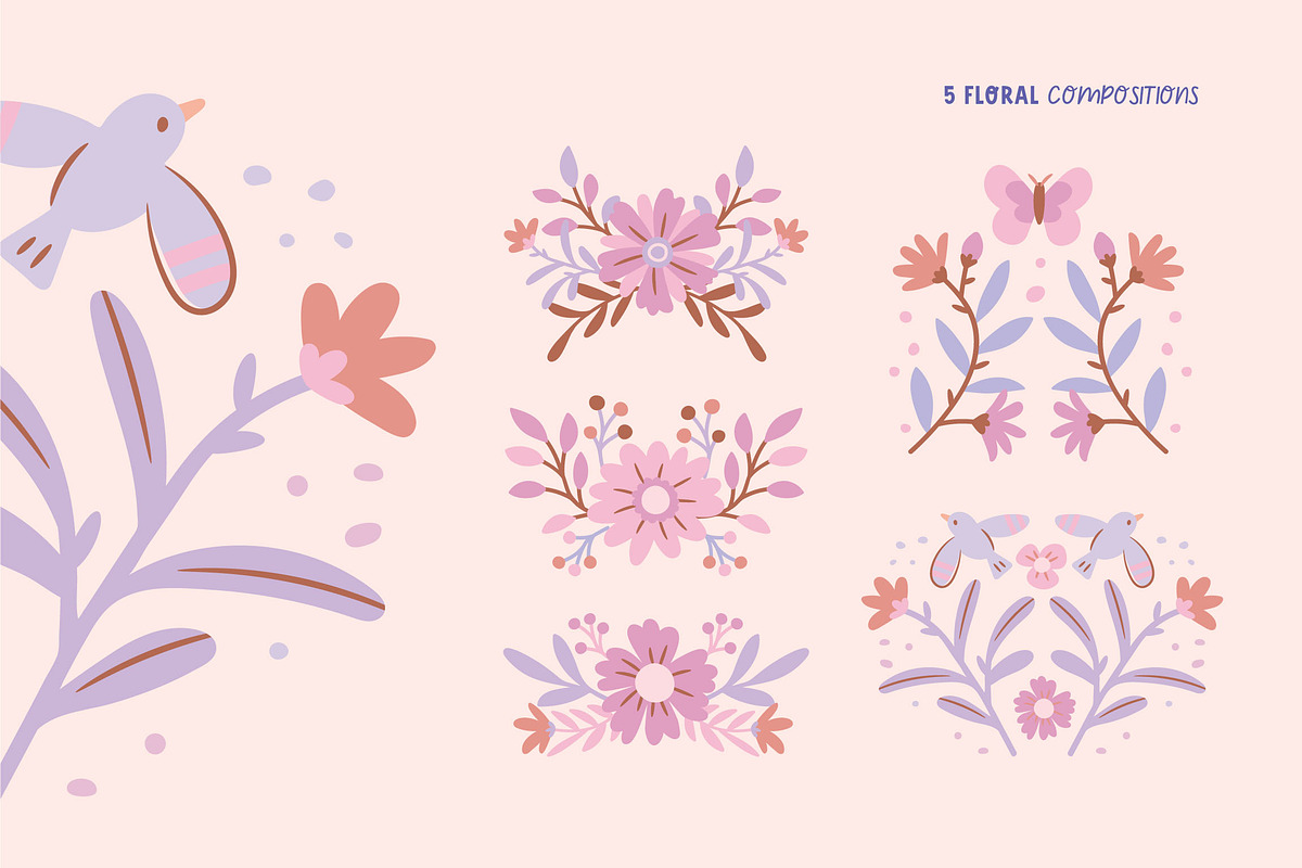 Flower Ballerinas, a Person Illustration by Lucia Baertl (Photo 12 of 16)
