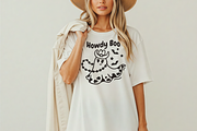 Cowgirl Ghost SVG Western Howdy Boo, an Object Graphic by TanchaArt (Thumbnail 5 of 9)