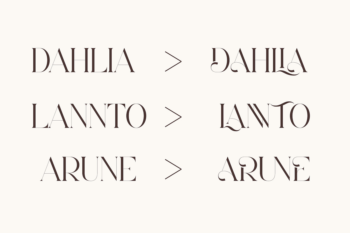 Chalia - Modern Stylish Serif Font, a Serif Font by Aqeel_Art (Photo 9 of 13)