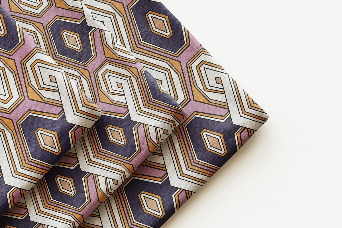Geometric Hexagon-Honeycomb Pattern, a Pattern Graphic by StudioGlouna (Photo 4 of 9)
