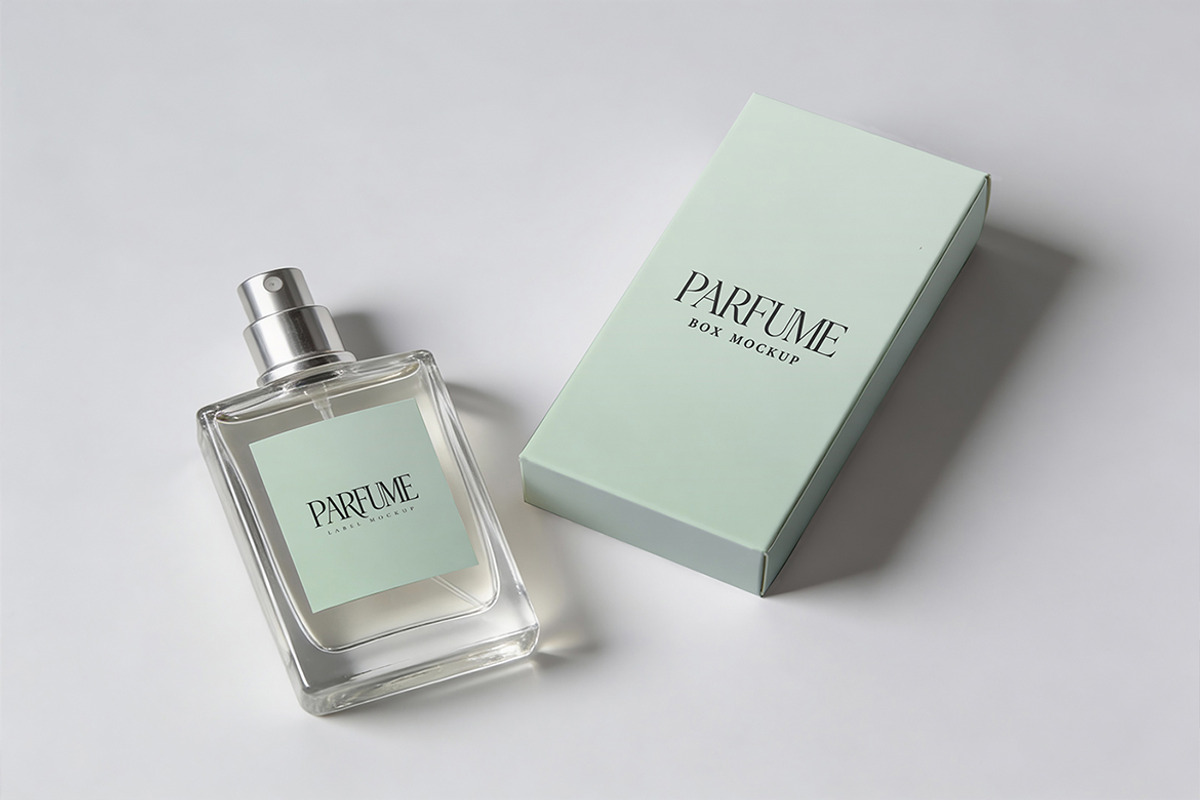 Perfume Packaging Mockup, a Packaging Mockup by Pitchlook.Studio (Photo 2 of 4)