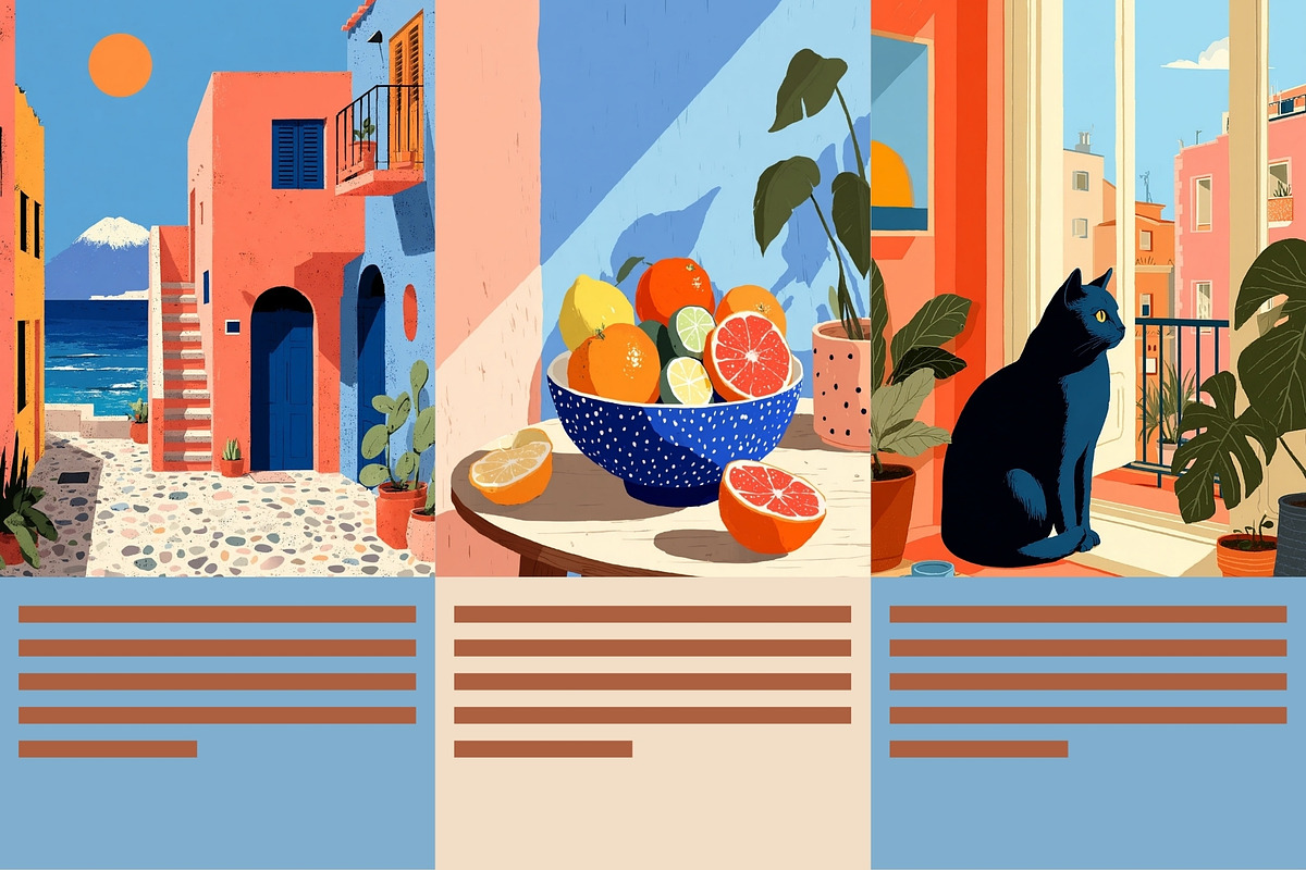 Playful Modernist Illustrations, a Decorative Illustration by Artimind Studio (Photo 5 of 9)